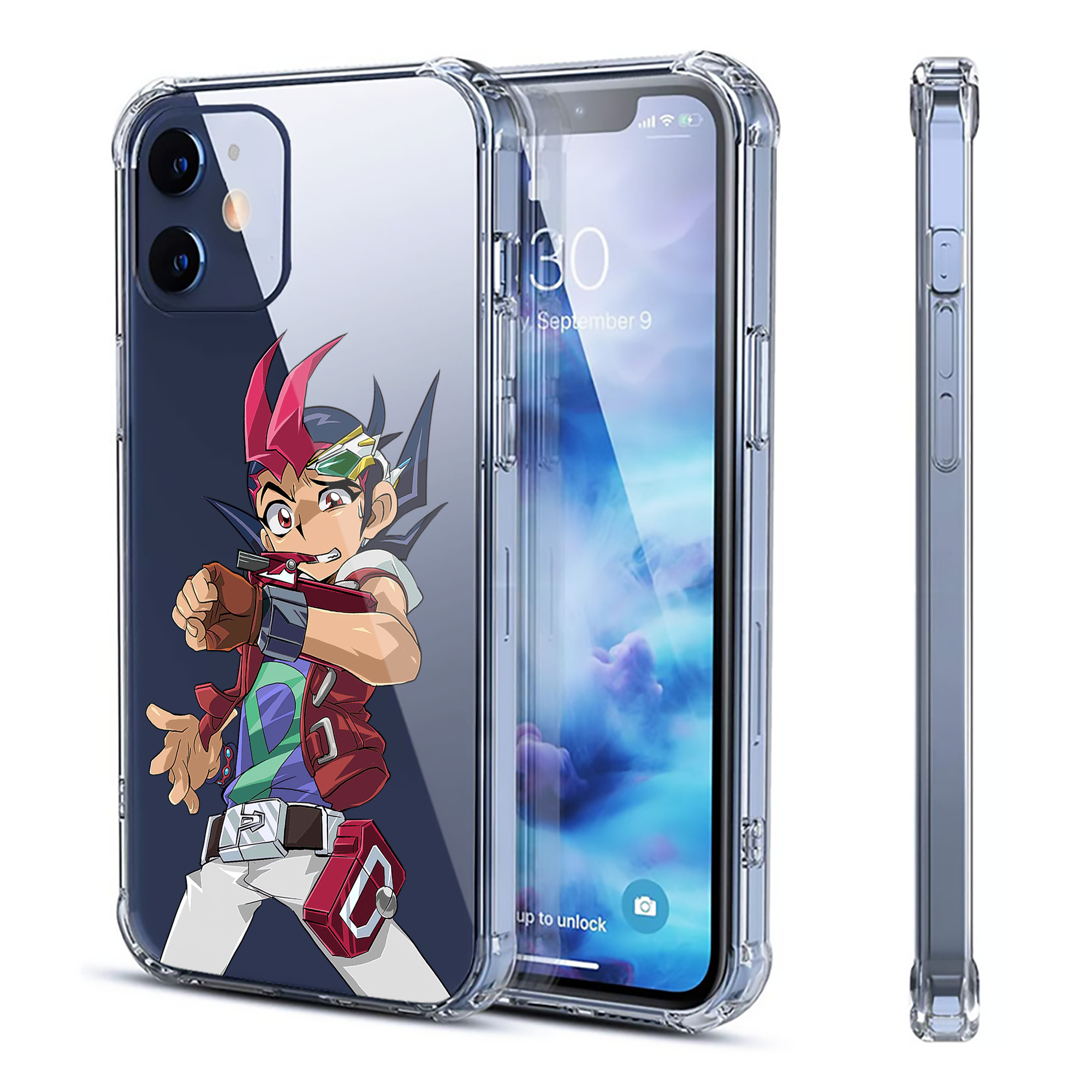 （画像用） 遊☆戯☆王 Yu-Gi-Oh! 【iPhone 12シリーズ対応】透明スマホケース（クリアソフトケース）